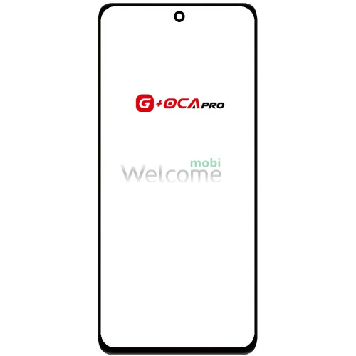 Скло корпусу G + OCA Pro Tecno Spark 30C/ Spark Go 1/ Pop 9 4G з OCA- плівкою, black