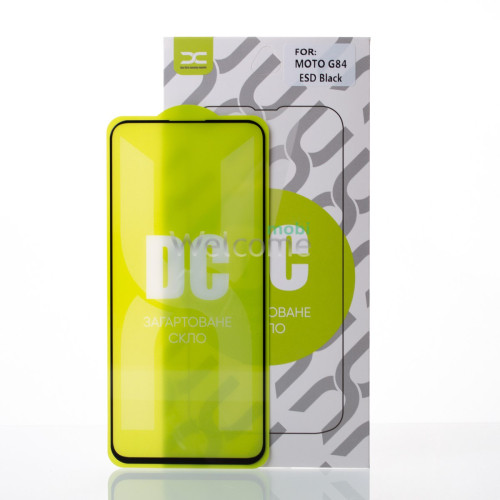 Стекло Motorola G14,G32,G54,G73,G64,G34,G84 (DC 2.5D black)