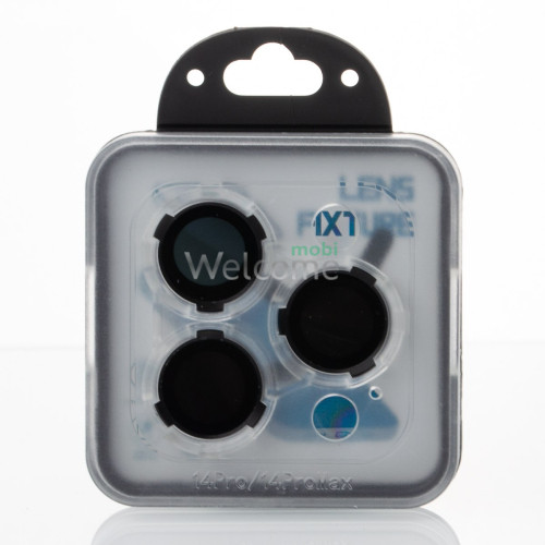 Захисне скло для камери iPhone 14 Pro/ iPhone 14 Pro Max DARK (BOX) black