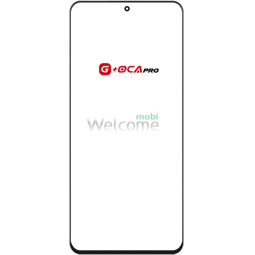 Стекло корпуса G + OCA Pro ZTE Blade V40s/ Nubia Red Magic 6R з ОСА- плівкою, black
