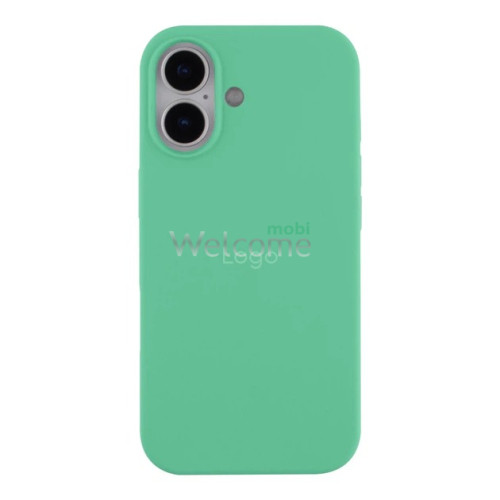 Silicone case for iPhone 17 (47) Spearmint (закритий низ)