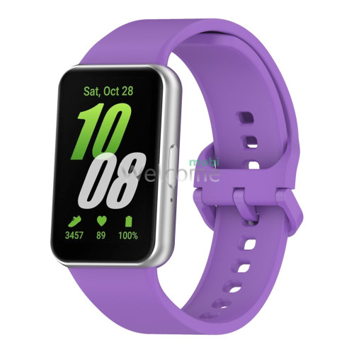 Ремінець силіконовий Samsung Galaxy Fit 3 (R390) Lilac Purple