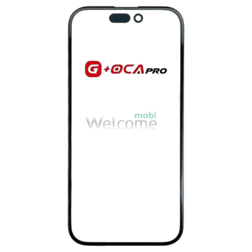 Скло корпуса G + OCA Pro iPhone 17 Pro Max з OCA- плівкою black 