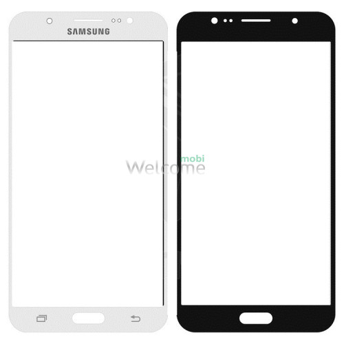 Скло корпусу Samsung J710 Galaxy J7 2016 white