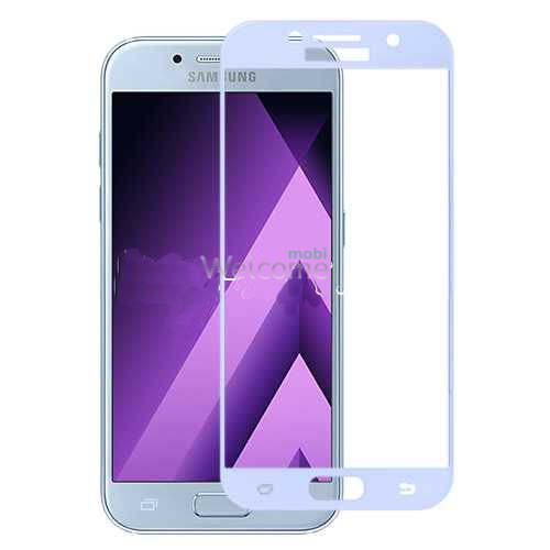 Скло корпусу Samsung A320 Galaxy A3 (2017) blue orig
