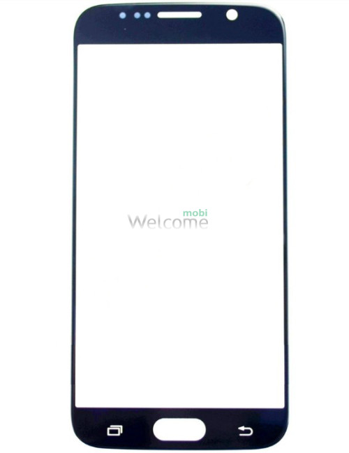 Скло корпусу Samsung G920 Galaxy S6 blue