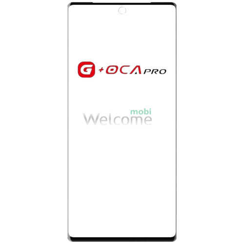 Скло корпусу G + OCA Pro Google Pixel 6 Pro з OCA- плівкою, black