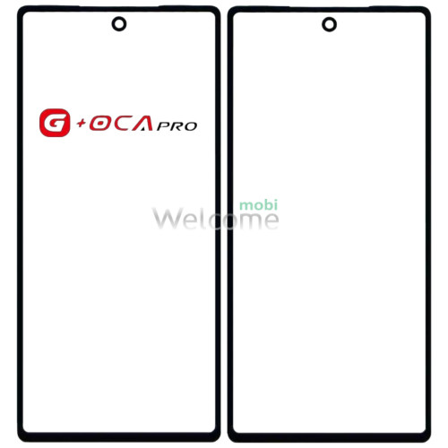 Скло корпусу G + OCA Pro Google Pixel 6 з OCA- плівкою, black