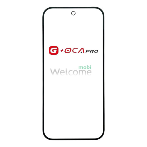 Скло корпусу G + OCA Pro Google Pixel 9 Pro з OCA- плівкою, black