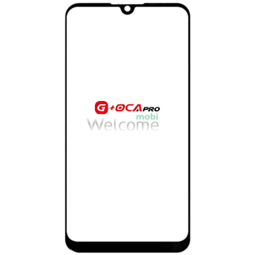 Скло корпусу G + OCA Pro ZTE Blade A35/ A55 з OCA- плівкою, black
