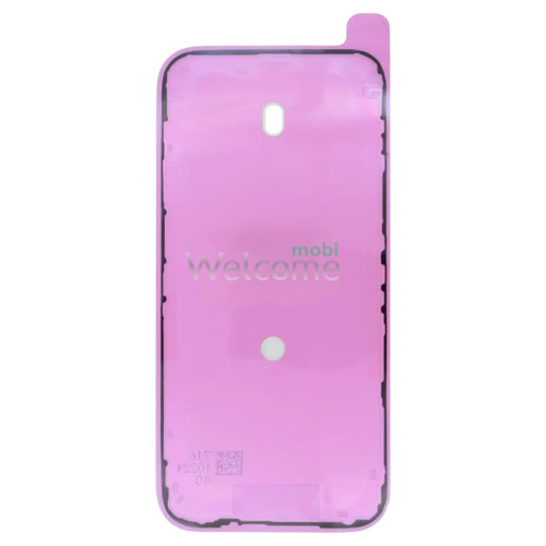 Стікер- проклейка (двосторонній скотч) для дисплея iPhone 17 Pro Max (оригінал) рожевий