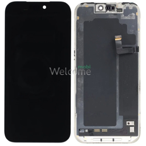 Дисплей iPhone 17 Pro в зборі з сенсором та рамкою black (оригінал переклей) без помилки