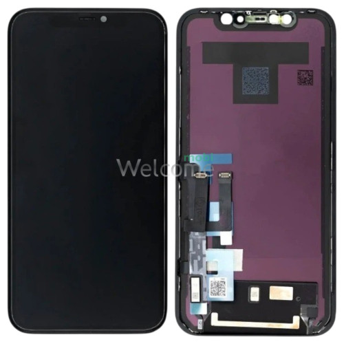 Дисплей iPhone 11 в зборі з сенсором та рамкою black (оригінал переклей/замінений сенсор)