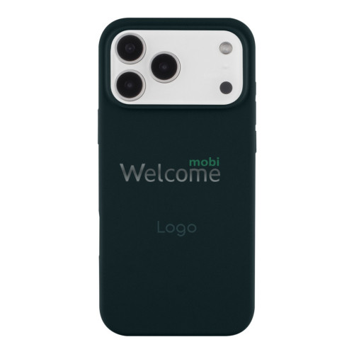Silicone case for iPhone 17 Pro Max (54) Atrovirens (закритий низ)