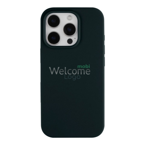 Silicone case for iPhone 16 Pro (54) Atrovirens (закритий низ)