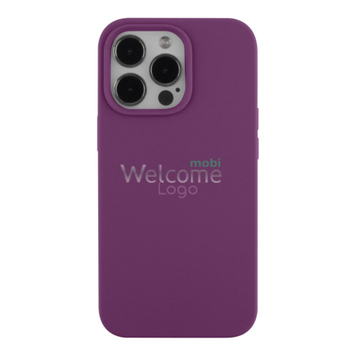 Silicone case for iPhone 14 Pro (43) Grape (закритий низ)