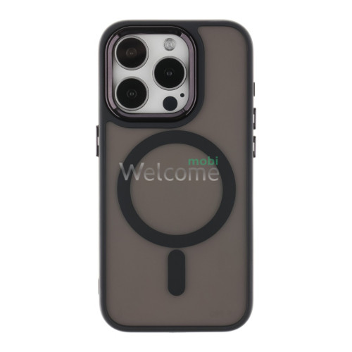 Чохол TPU+PC Space Magnetic Color with Magsafe для iPhone 15 Pro Black