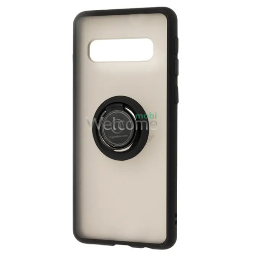 Чехол Goospery Ring Case для Samsung Galaxy S10 (G973) чорный