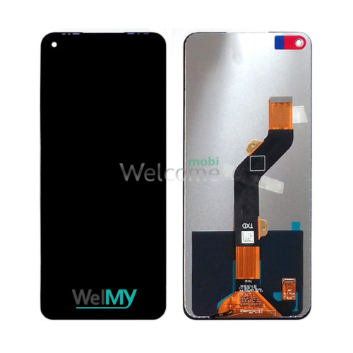 Дисплей Tecno Spark 6, Camon 16, Camon 16 SE, Pova (KE7, CE7J, LD7), Infinix Hot 10, Infinix Note 8i в сборе с сенсором black (Welmy)