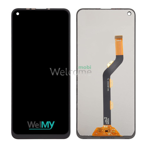 Дисплей Tecno Spark 5, Spark 5 Pro, Camon 15, Camon 15 Air (KD7, CD6, CD7, CD8) в сборе с сенсором black (Welmy)