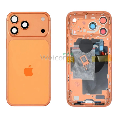 Корпус iPhone 17 Pro Max cosmic orange (оригинал) А+ EU