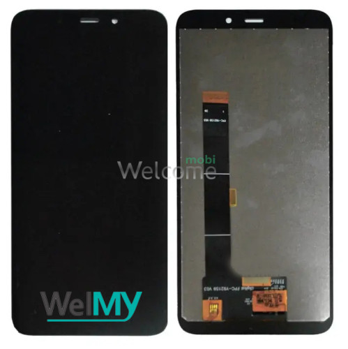 Дисплей Oukitel G2, G3, G5, WP32 Pro в сборе с сенсором black (Welmy)