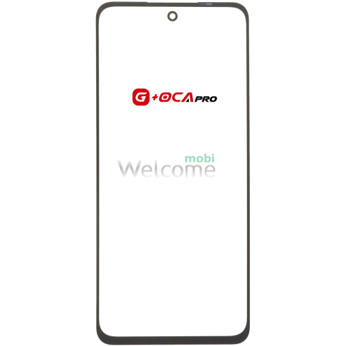 Скло корпусу G + OCA Pro Realme C75 4G з OCA- плівкою, black