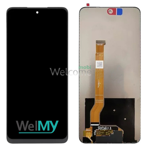 Дисплей Realme C65 4G в сборе с сенсором black (Welmy)