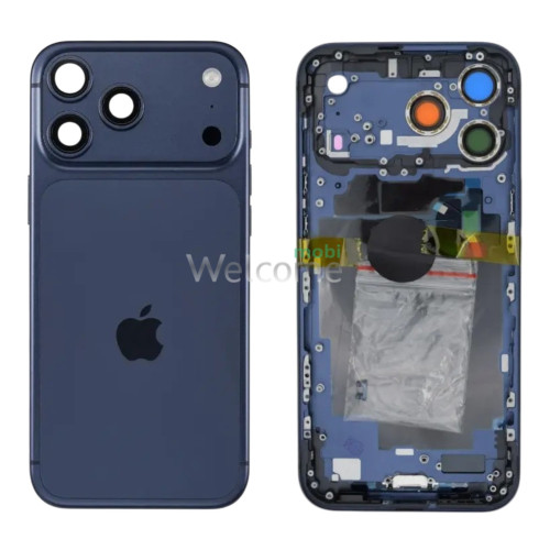 Корпус iPhone 17 Pro Max deep blue (оригинал) A+ US