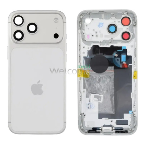 Корпус iPhone 17 Pro Max silver (оригинал) A+ EU
