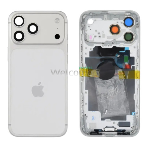 Корпус iPhone 17 Pro Max silver (оригинал) A+ US