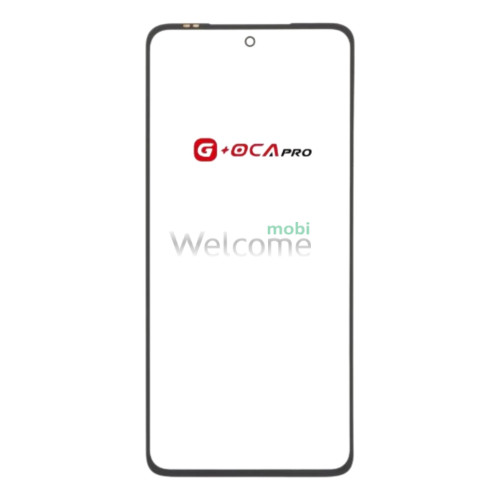 Стекло корпуса G + OCA Pro Motorola XT2221 Moto G52, XT2225 Moto G82, XT2203- 1 Edge 30 с OCA- пленкой, black