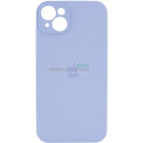 Silicone case for iPhone 13 ( 5) Lilac (закритий низ та рамка камери)