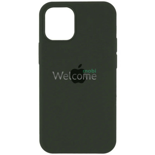 Silicone case for iPhone 15 (40) Atrovirens (закритий низ)