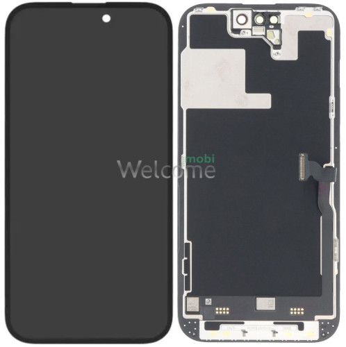 Дисплей iPhone 14 Pro в зборі з сенсором та рамкою black (Original PRC без помилки)