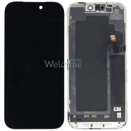 Дисплей iPhone 17 Pro в зборі з сенсором та рамкою black Original PRC