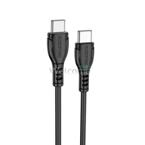 PD кабель Type- C to Type- C Borofone BX51 Triumph 60W 1m black