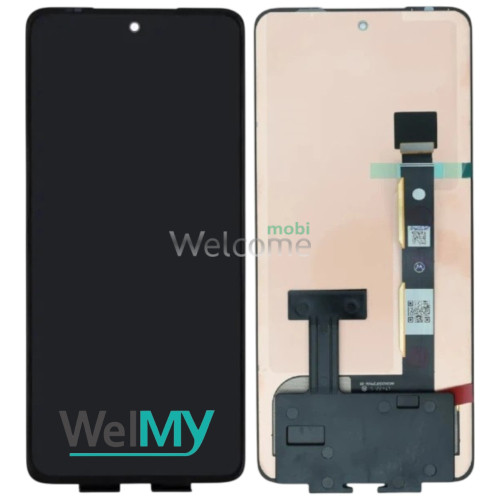 Дисплей Motorola XT2255 Moto G72 в зборі з сенсором black (Welmy)