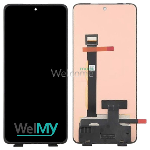 Дисплей Motorola XT2347 Moto G84 в зборі з сенсором black (Welmy)