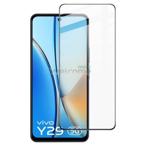 Скло Vivo Y29/ T4X 5G/ Y31 5G/ Y31 Pro 2025/ Y300T/ Y29S 5G/ Y39 5G (0.3 мм, 4D ARC Люкс) black