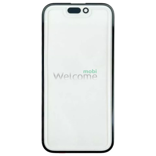 Скло корпусу iPhone 16 з T-ОСА-плівкою black (оригінал)