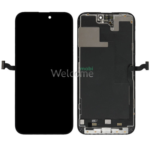 Дисплей iPhone 14 Pro Max в зборі з сенсором та рамкою black (Original PRC без помилки)