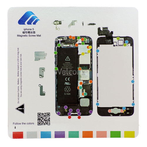 Magnetic mat MECHANIC iP5 for iPhone 5