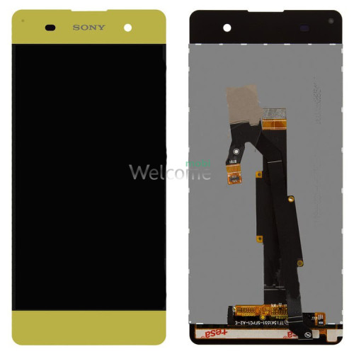 LCD Sony F3112 Xperia XA/F3111/F3113/F3115/F3116 with touchscreen lime gold orig