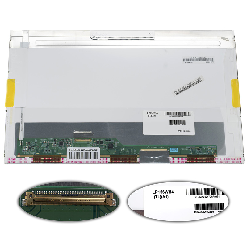 Матриця 15.6 LP156WH4-TLA1 (1366*768, 40pin LED, NORMAL, глянцева, роз`єм ліворуч знизу) для ноутбука (renew)