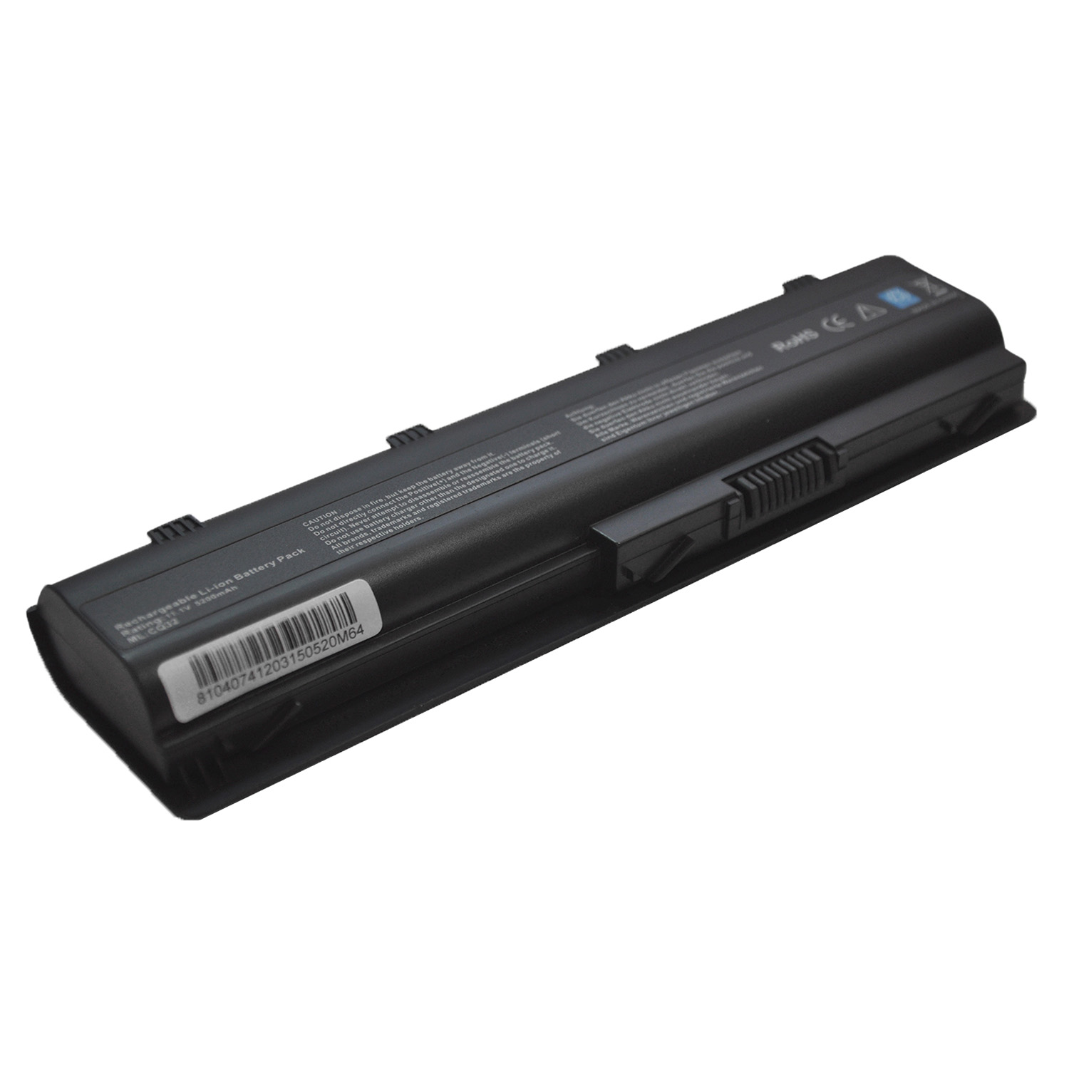 Батарея для ноутбука HP MU06 (CQ32, CQ42, CQ43, CQ56, CQ57, CQ62, G42, G56, G62, G72, G7-1000, DM4 series, DV3-4000, DV5-1200, DV5-2000, DV6-3000, DV6-6000, DV7-4000 series) 10.8V 5200mAh 56Wh Black