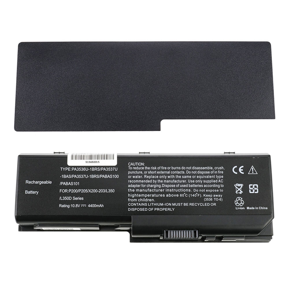 Батарея для ноутбука Toshiba PA3536 (Equium P200 Series, Satellite: L350 Series, L355 Series, L355D Series, P200 Series) 10.8V 4400mAh Black