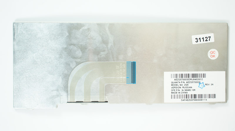 Клавіатура для ноутбука ACER (AS: A110, A150, D150, D210, D250, P531, ZG5, EM: eM250), rus, black