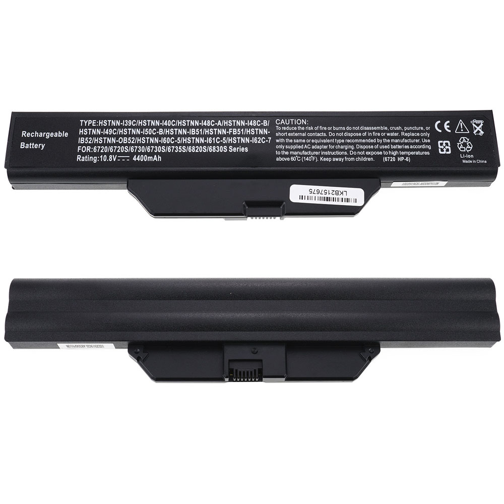 Батарея для ноутбука HP 6720S (Compaq: 510, 511, 515, 550, 610, 615, 6720s, 6730s, 6735s, 6820s, 6830s) 10.8V 4400mAh Black