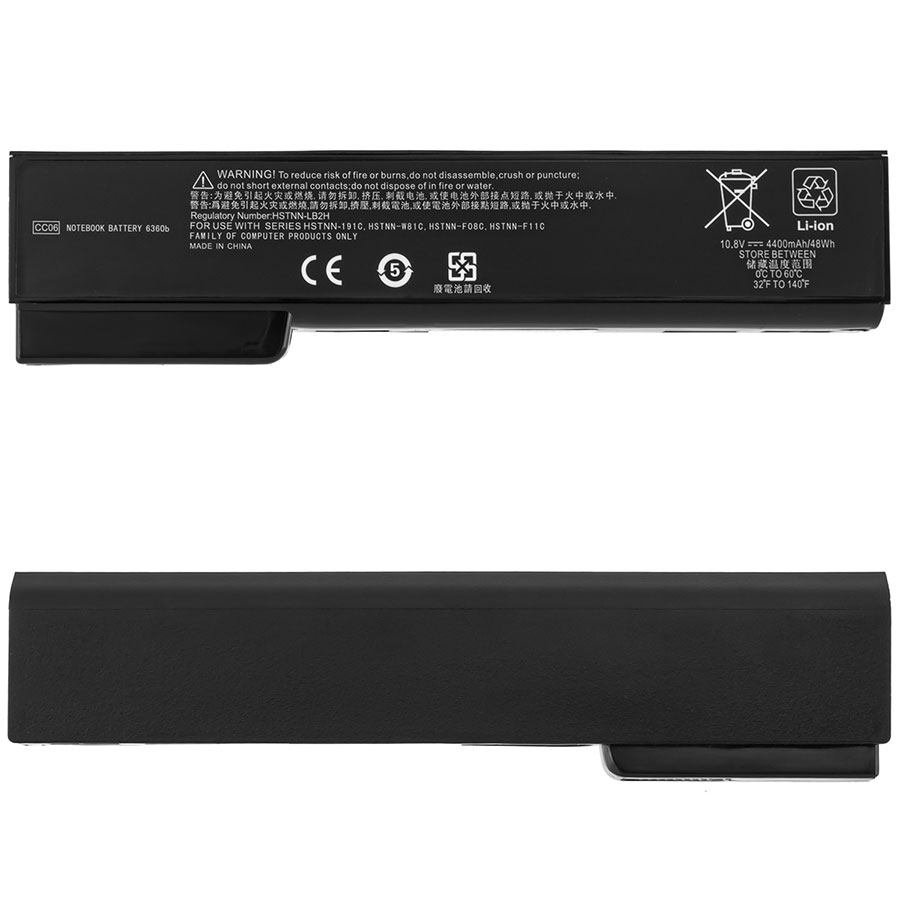 Батарея для ноутбука HP CC06 (EliteBook: 8460p, 8460w, 8470p, Probook: 4445s, 4446s, 6360b, 6460b, 6465b, 6560b, 6565b) 10.8V 4400mAh Black